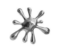 Style rétro Forme asymétrique Broche Vêtements Bijoux Accessoire social Rencontre Structure en acier inoxydable Réunion sociale, taille unique, comme décrit