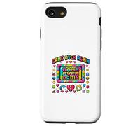 Style rétro Game Over Again Pixel Arcade Coque pour iPhone SE (2020) / 7/8