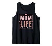 Style rétro Love Mum Life is The Best Life for My Best Mum Débardeur