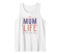 Style rétro Mum Life is The Best Life for My Best Mum Débardeur