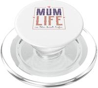 Style rétro Mum Life is The Best Life for My Best Mum PopSockets PopGrip pour MagSafe