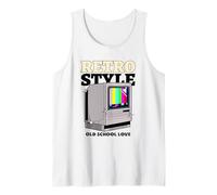 Style rétro Old School Love (Graphique TV Vintage) Débardeur