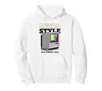 Style rétro Old School Love (Graphique TV Vintage) Sweat à Capuche