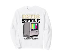 Style rétro Old School Love (Graphique TV Vintage) Sweatshirt