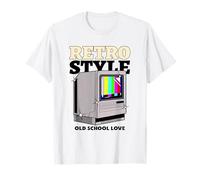 Style rétro Old School Love (Graphique TV Vintage) T-Shirt