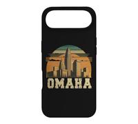 Style rétro Omaha Nebraska City Skyline Coque pour iPhone Air