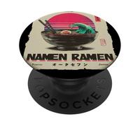 Style rétro Tokyo Japon Ramen Great Wave années 80 PopSockets PopGrip Adhésif