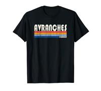 Style rétro vintage années 70 et 80 Avranches, France T-Shirt