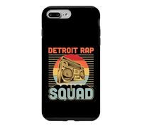 Style rétro Vintage Detroit Rap Squad Coque pour iPhone 7 Plus/8 Plus
