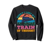 Style rétro Vintage Sorry I Lost My Train of Thought Sweatshirt