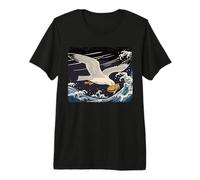 Style Sandwich Mouette Vague de l'océan T-Shirt Haut de Gamme