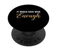 Style Serif : ça aurait suffi de l'art des Mots calmes PopSockets PopGrip Adhésif