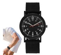 Style Sport Watch - Canvas Field Strap, Casual Daily Accessory, Resistant Casing Design, Tracks Time During Rugged Activity, Hobbyist Accessories, Earth Tone Band