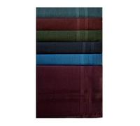 Style Square Mouchoirs pour homme, 100 % pur coton doux, mouchoir de poche carré, motif coloré, excellent cadeau, 43 x 43 cm, Assortiment de 6 - AS-80280, 43 CM