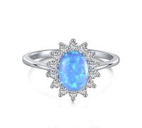Style Sterling Ring Jewelry Luxury Anniversary Saint Valentin's Day Birthday Party Gift