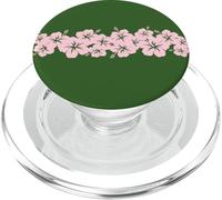 Style Surfeur Vintage Floral Hibiscus Rose rangée de Fleurs 1970 PopSockets PopGrip pour MagSafe