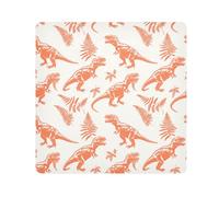 Style T-Rex Vanille Saumon Magique Sticker Pochettes de voyage en tissu Cosmétique Sac de voyage Organiseur pour objectif d'appareil photo Sacs de rangement pour femme Taille 55,1 x 55,1 cm