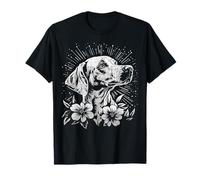 Style tatouage rétro Braque de Weimar pour les amoureux des chiens T-Shirt