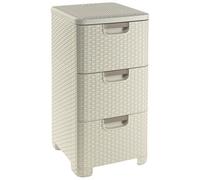 Curver Armoire à tiroirs Style 42 L Blanc 240645