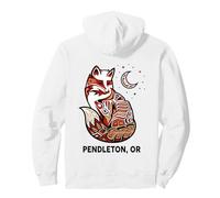 Style Tribal Renard Croissant de Lune ou Animal Spirituel Sweat à Capuche