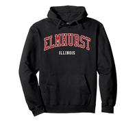Style Universitaire de l'Elmhurst Illinois College Sweat à Capuche