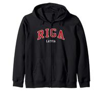 Style Universitaire du Collège letton de Riga Sweat à Capuche