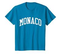 Style universitaire du Monaco College T-Shirt