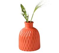 Style Vase - 5.9 inch Modern Flower Holder Decorative Centerpiece Container Elegant Design | Home Shelf Table Kitchen Decor Rustic Farmhouse Gift Floral Arrangement Display Search Terms: Moder