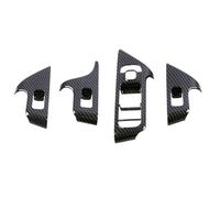 Style Voiture Autocollant Compatible Avec Benz Pour Classe GLB X247 2020 2021 2022 Autocollant Protection Bouton De Lève-vitre Voiture(Black)