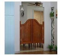 Style Western Porte Cowboy Séparation，Porte Battante Double，Portes Battantes en Bois Massif，Porte De Saloon，Portes de Cloison à Fermeture Automatique en Bois Massif(B,W95xH80cm(37.40x31.49in))