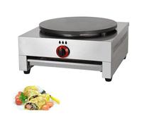 Style1 Professional crêpe Maker Machine pour crêpes, crêpes, gaz, crêpes professionnelles, diamètre 40 cm, avec assiette anti-adhérente, pour Omelettes Tortilla, [classe énergétique A]