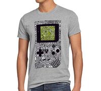 style3 8-Bit Game T-Shirt Homme Pixel Boy, Taille:, Couleur:Gris chiné