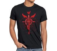 style3 Alchimie T-Shirt Homme Anime Manga Japon Full Metal