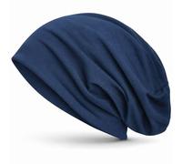 style3 Bonnet Unisexe Slouch Beanie en Jersey Respirant, Fin et léger, Couleur:Stone Blue