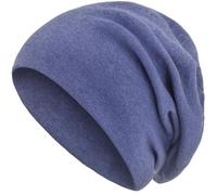style3 Bonnet Unisexe Slouch Beanie en Jersey Respirant, Fin et léger One-Size, Couleur:Blue Jean
