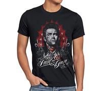 style3 Dean Tatouage T-Shirt Homme James Rock tatoué Biker USA, Taille:L