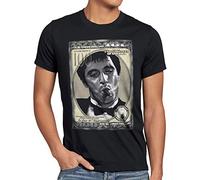 style3 Drug Money Tony T-Shirt Homme Pacino Pablo US Montana Escobar, Taille:XL