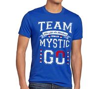 style3 Équipe Bleu Mystic T-Shirt Homme Sagesse, Taille:M;Couleur:Bleu