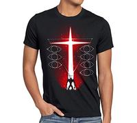 style3 Evangelion Resurrection T-Shirt Homme Engel Anime Japonais, Taille:3XL