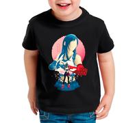style3 Fist Fighter Girl T-Shirt pour Enfants Anime Cloud Choco-bo Sephiroth, Taille: