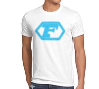 style3 Future Flam T-Shirt Homme Anime, Taille:S;Couleur:Blanc