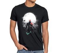 style3 God Warrior T-Shirt Homme Jeu vidéo Grec Ancien athènes, Taille: