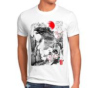style3 Gojira Ink T-Shirt Homme Nippon Tokyo Japon Gojira Kaiju, Taille:M