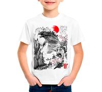 style3 Gojira Ink T-Shirt pour Enfants nipon Tokyo Japon Gojira Kaiju, Taille: