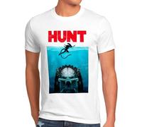 style3 Hunt T-Shirt Homme Predator Alien vs Xenomorph, Taille: