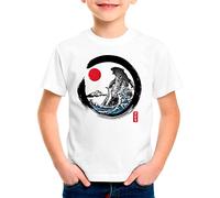 style3 Inked Gojira T-Shirt pour Enfants nipon Tokyo Japon Gojira Kaiju, Taille: