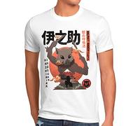 style3 Inosuke Beast T-Shirt Homme Demon Anime Japan Manga, Taille:M