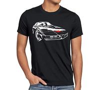 style3 K.I.T.T. Encounter T-Shirt Homme Michael Knight 2000 Black Rider, Taille: