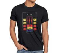style3 K.I.T.T. Interface T-Shirt Homme Michael Knight 2000 Black Rider, Taille:M