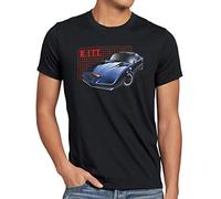 style3 K.I.T.T. T-Shirt Homme Michael Knight 2000 Black Rider, Taille: